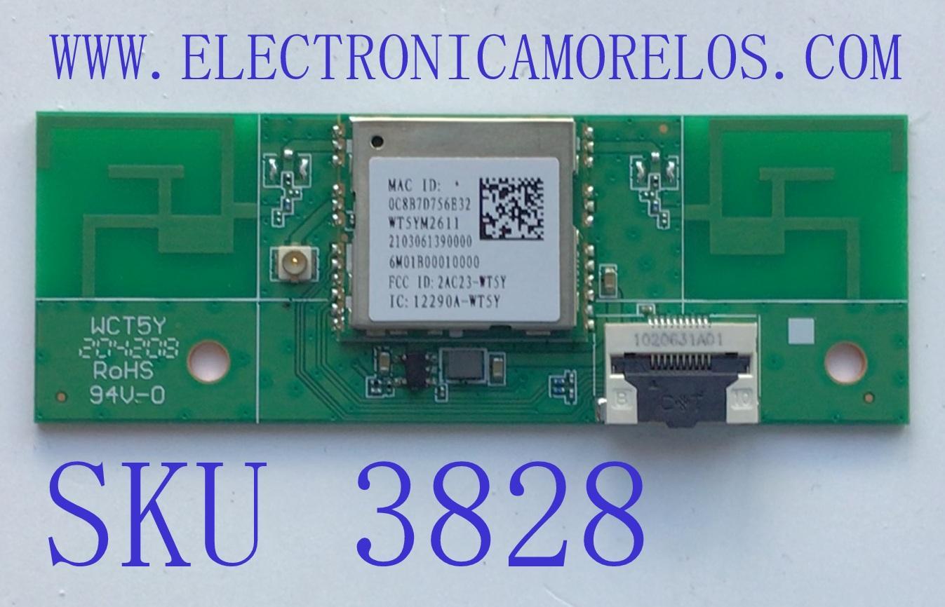 MODULO DE WIFI / NUMERO DE PARTE WT5YM2611 / 0C8B7D756E32 / 2103061390000 / 6M01B00010000 / FCC ID:2AC23-WT5Y / MODELO V655-J09 LIAIG2M	